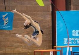 Leyre Otero Gil, compitiendo en los Judex.