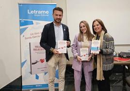 Luis Miguel Núñez, Sonia García y Montserrat López en la presentación.