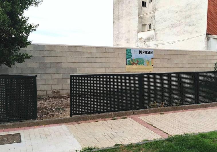 El parque Los Bolos cuenta ya con una zona para perros o pipican
