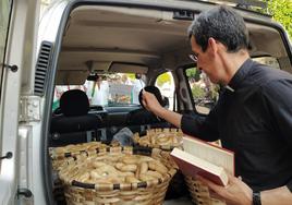 Bendición de las roscas de San Antonio.