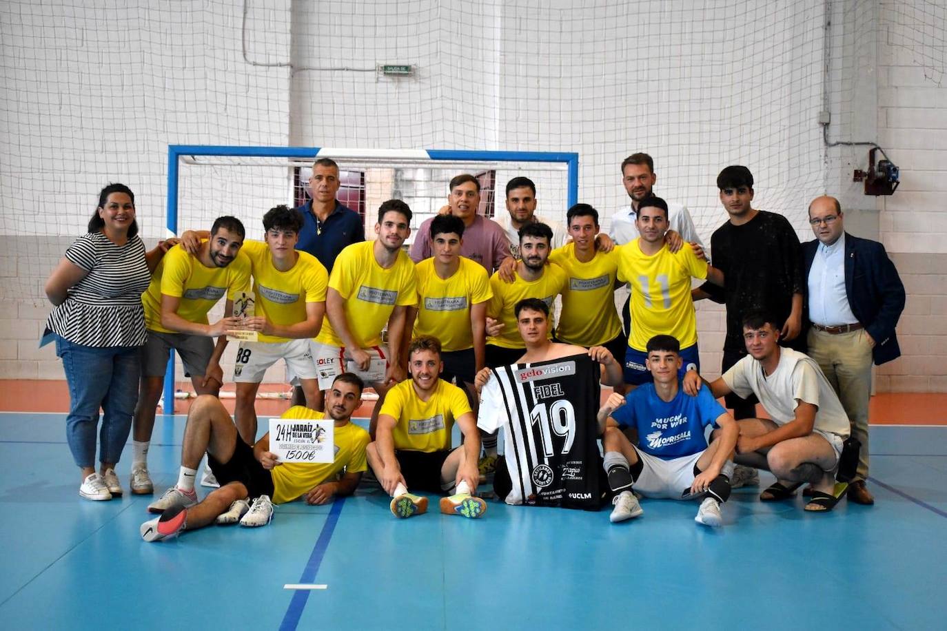 Los campeones de las 24 horas de fútbol sala de Jaraíz.