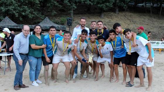 Publijaime Jaraíz, campeón de Extremadura de fútbol playa