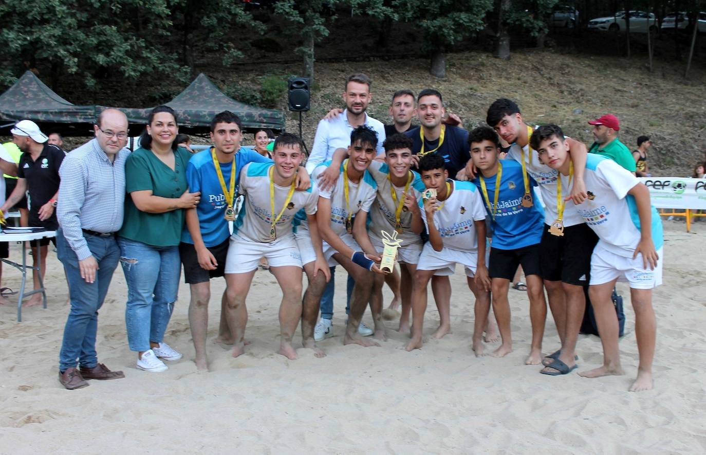 Publijaime Jaraíz, campeón de Extremadura de fútbol playa
