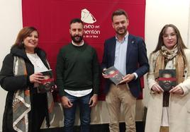 Montserrat López, Luis Búrdalo, Luis Miguel Núñez y Sara García, durante la presentación.