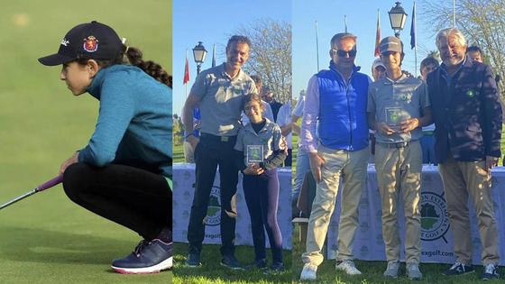 Los hermanos jaraiceños Burcio Macías, campeones de Extremadura de golf