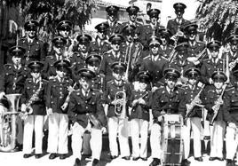 Antigua banda municipal de Jaraíz, desaparecida durante la década de los años 60 del pasado siglo.