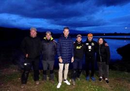 Los cuatro clasificados para el Campeonato de España con el alcalde de Jaraíz y la concejala de Deportes.