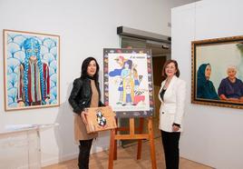 Esther Gutiérrez y Ana Molina durante la presentación de la programación.