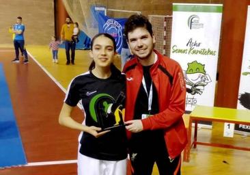 Andrea Corrales Delgado, campeona de Extremadura de Karate