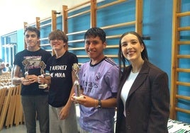 Los campeones veratos en la categoría cadete.