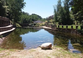 Piscina natural de Aldeanueva de la Vera.