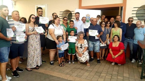 Rubén Pancho, Alberto Jiménez y Ángel Nevado, ganadores del Concurso del Tabaco y Pimiento