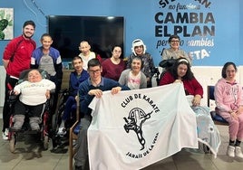 Usuarios del centro jaraiceño de Aspace.