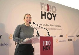 María Guardiola interviene en el Foro HOY.