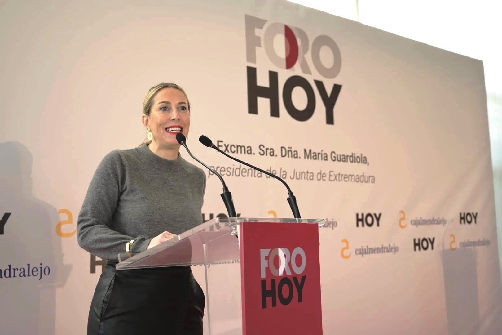 María Guardiola interviene en el Foro HOY.