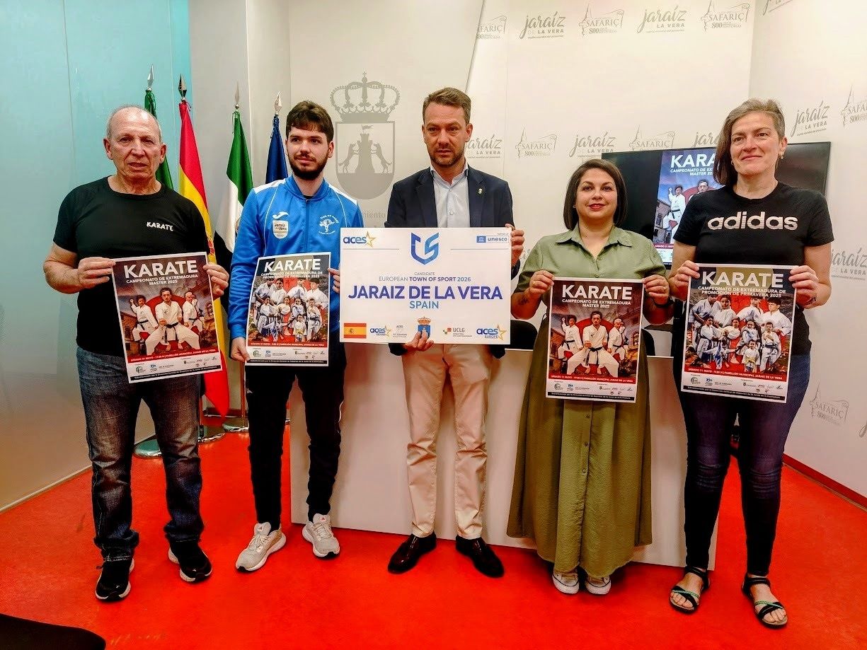 El 31 de mayo, en Jaraíz, Campeonatos de Extremadura de Karate