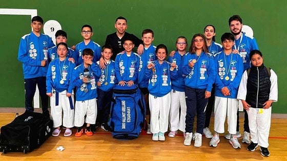 El Club de Karate Jaraíz consigue 31 medallas en la final de los Judex