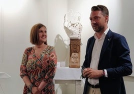 Raquel Moreno expone sus creaciones artísticas en el Museo del Pimentón
