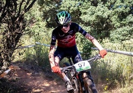 Alberto Parra Alegre, que ha sido seleccionado para el Campeonato de España BTT.