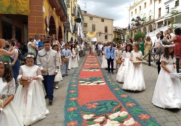 El Corpus llenará el domingo Jaraíz de alfombras multicolores
