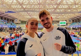 Andrea Corrales participa en la Liga Nacional de Kárate