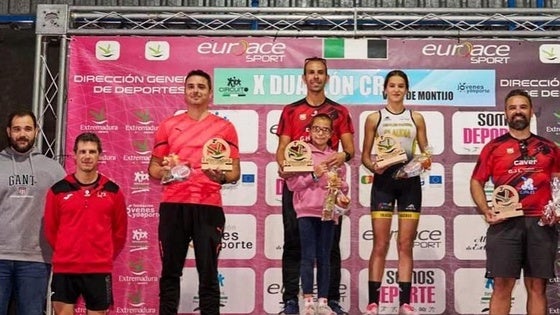 Alberto Sánchez, segundo en el Duatlón Cross de Montijo