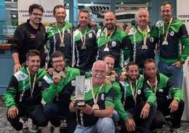 Carlos Labrador, subcampeón de España de pesca con la selección extremeña