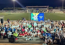 Asistentes al acto del anuncio de la proclamación, el pasado 22 de septiembre, celebrado en el polideportivo municipal.