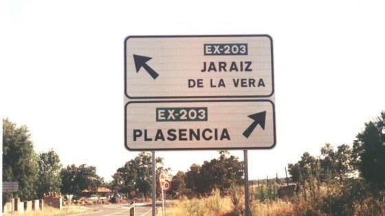 La Junta arregla varios tramos de la EX-203 entre Jaraíz y Plasencia