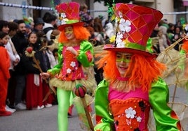 Koko Loco, peña ganadora en infantil del Carnaval jaraiceño de 2025.