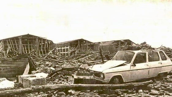Hace 33 años Jaraíz fue escenario de un tornado