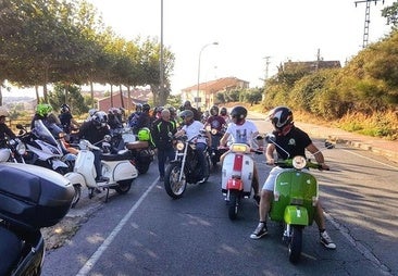El 29 de agosto, ruta en vespas Memorial José Luis Tornero-Víctor Paz
