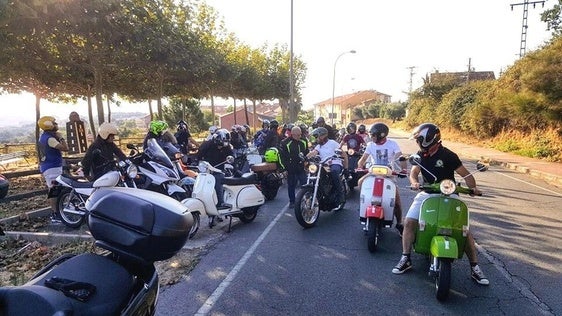 El 29 de agosto, ruta en vespas Memorial José Luis Tornero-Víctor Paz