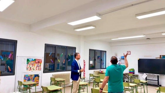 Los colegios Ejido y Gregoria Collado estrenan este curso nueva iluminación