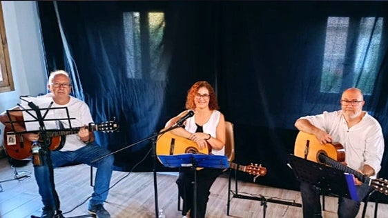 Javier Fuentes, Ángeles Miranda y Chema Serradilla