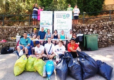 La última recogida llevada a cabo en la piscina natural del Lago