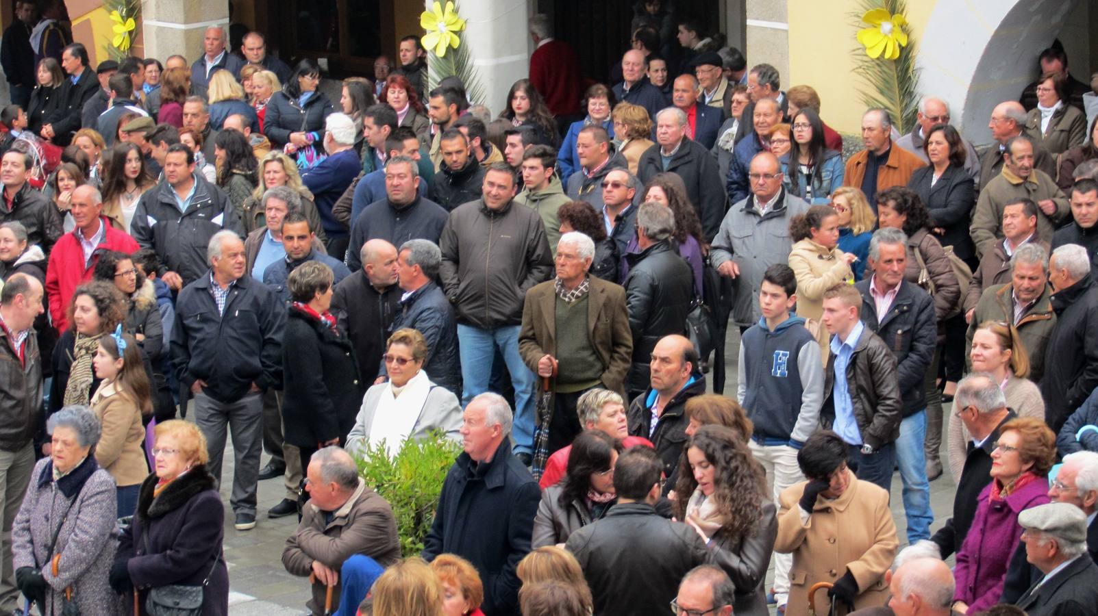 Acto reciente en la Plaza Mayor de Jaraíz.