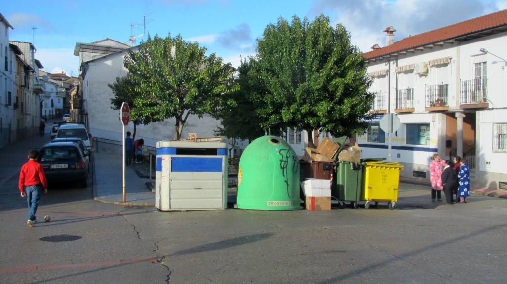 Contenedores de la calle Fuente. 