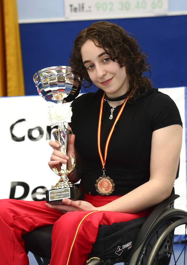 Loida Zabala, la levantadora paralímpica verata.