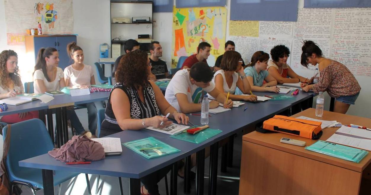 Clases en el Centro Local de Idiomas.