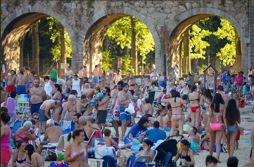 El Lago, este verano.
