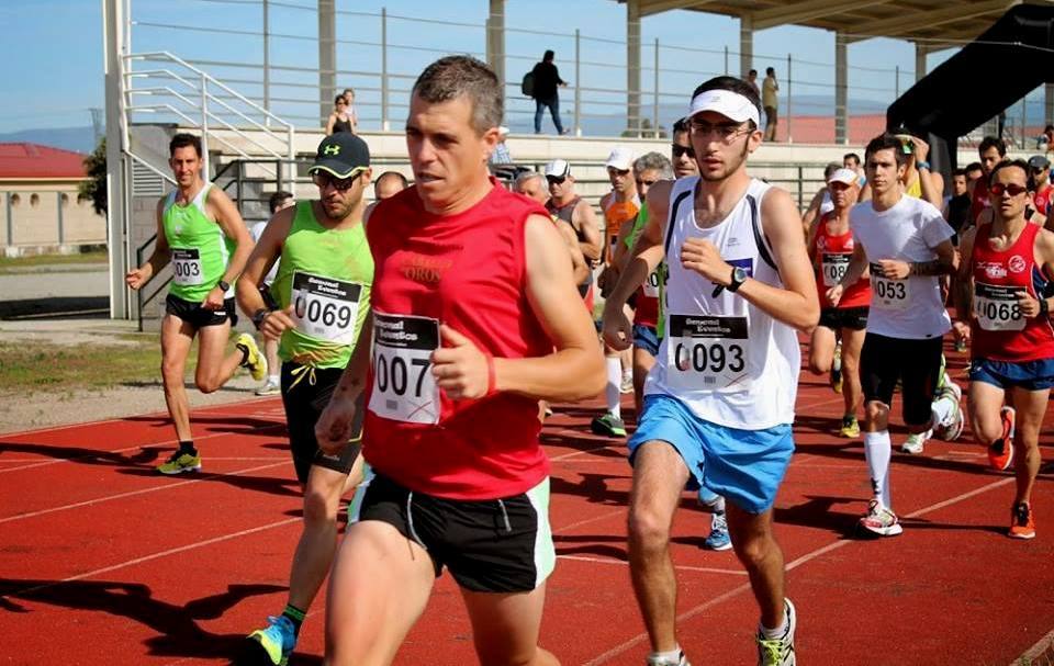 Alán, en una carrera de atletismo
