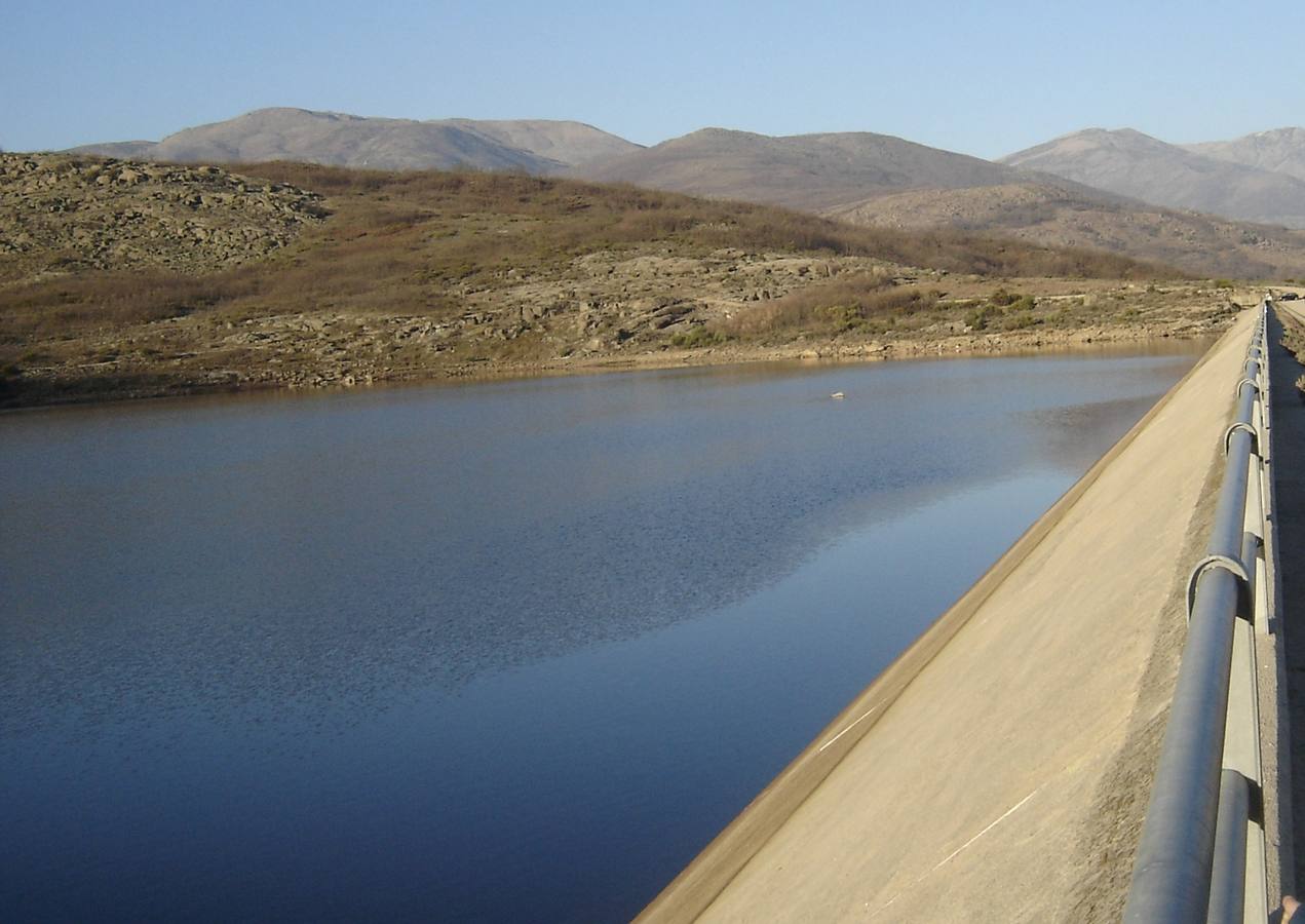 Presa de las Majadillas, que abastece a Jaraíz.
