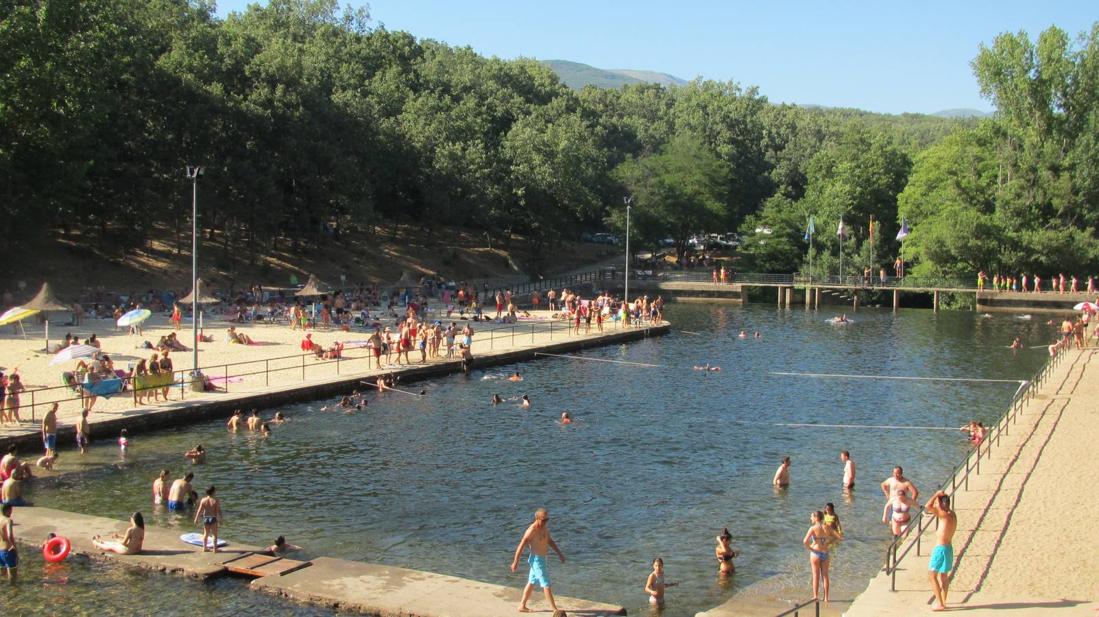 Piscina natural del Lago. 