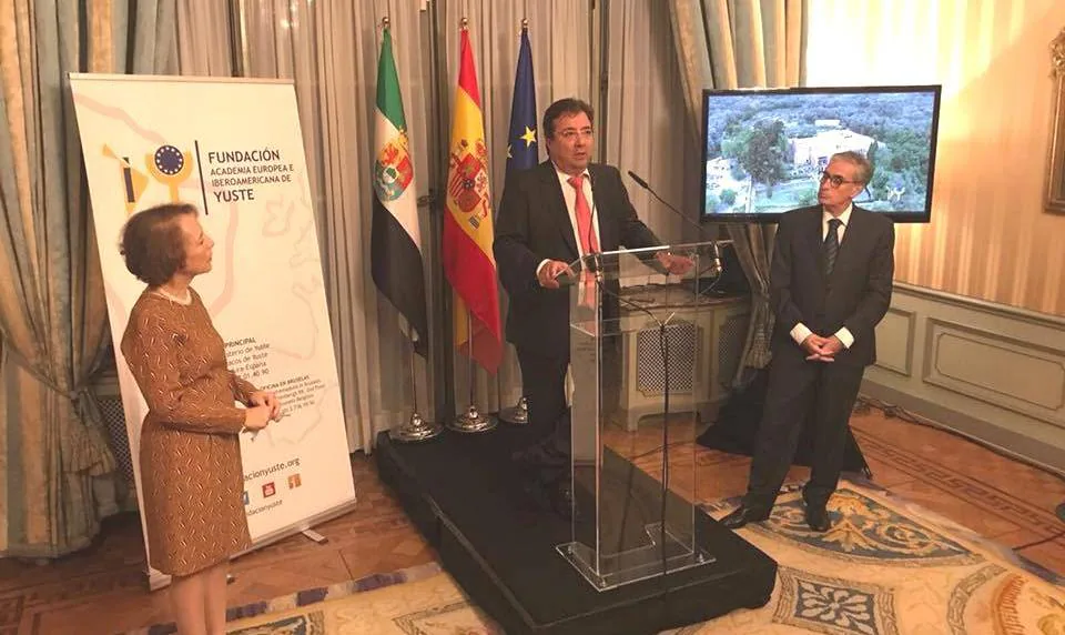 Extremadura presenta en Bruselas la Fundación Academia Europea e Iberoamericana de Yuste