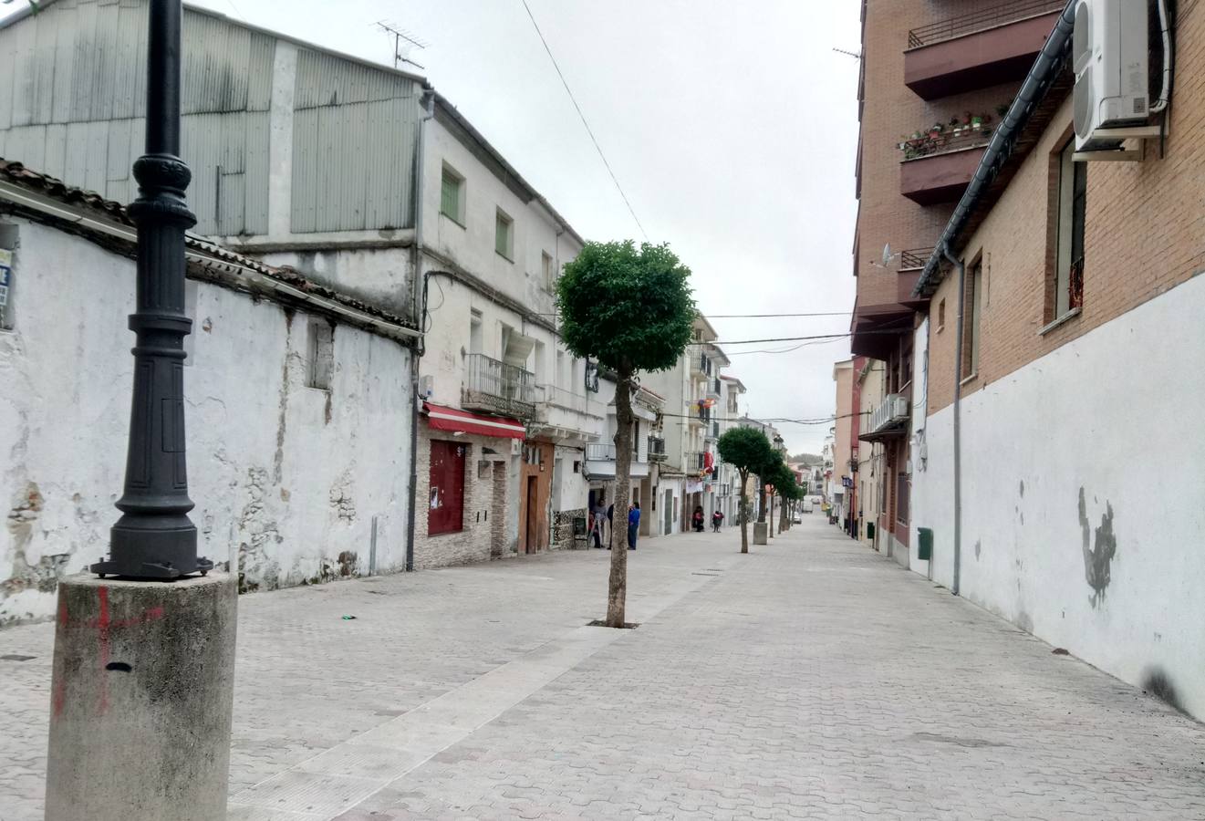 Avenida de Yuste, este domingo.P.D.CRUZ