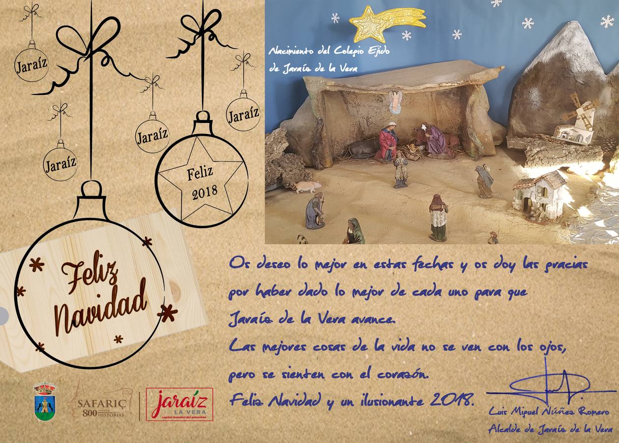 Mensaje navideño.