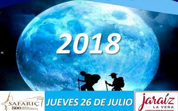 El 26 de julio, ruta senderista nocturna