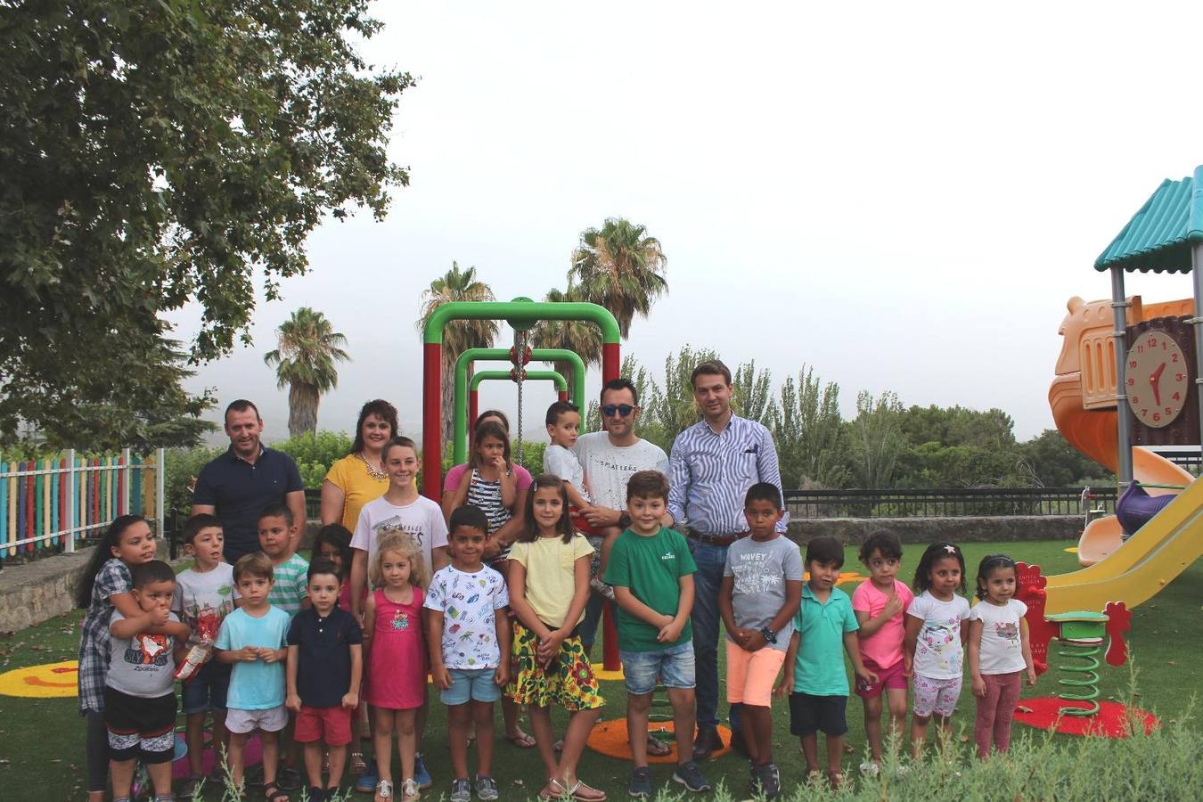 El parque infantil Los Bolos estrena instalaciones