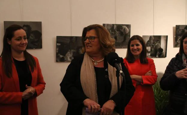 Virginia Borrallo, Josefa María Caraballo e Isabel Gil. 